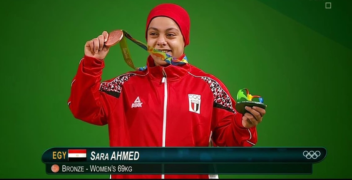 الربّاعة سارة سمير تحرز أول ميدالية برونزية لمصر في ريو دي جانيرو