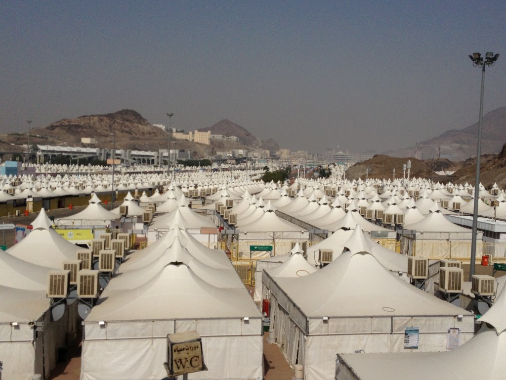 18 ألف خيمة لاستقبال الحجاج في عرفات