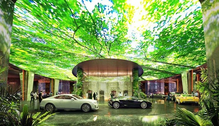 بالفيديو .. مدينة دبي تبهر العالم مجددا .. غابة داخل فندق هي الأولى عالميا‎