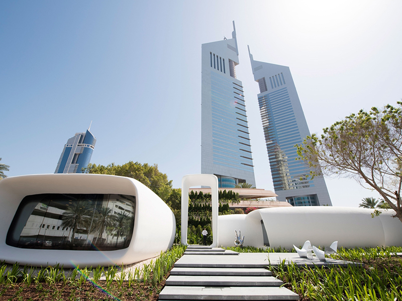 دبي تقود ثورة البناء والتشييد.. مبنى ثلاثي الأبعاد
