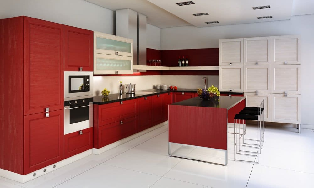 5 طرق لاستخدام اللون الأحمر في ديكورات مطبخك