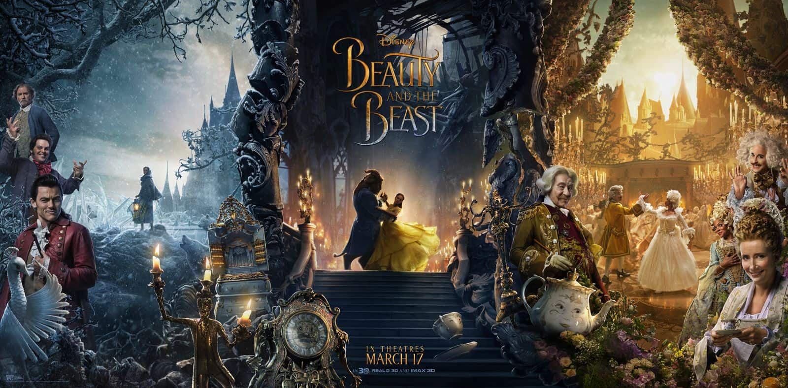 شاهد الإعلان الأخير لـ Beauty and The Beast ولاحظ التشابه الكبير مع الفيلم الكرتوني‎