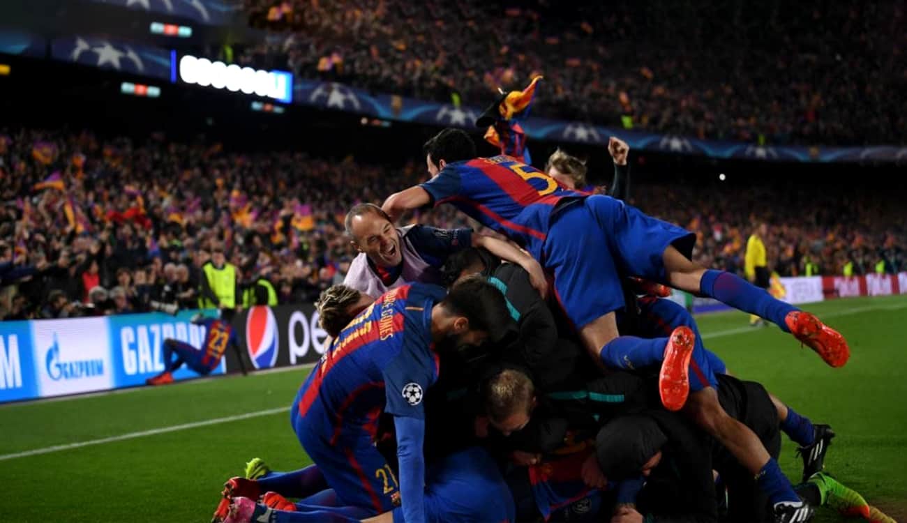 معجزة برشلونة سجلت هزة أرضية على مقياس ريختر