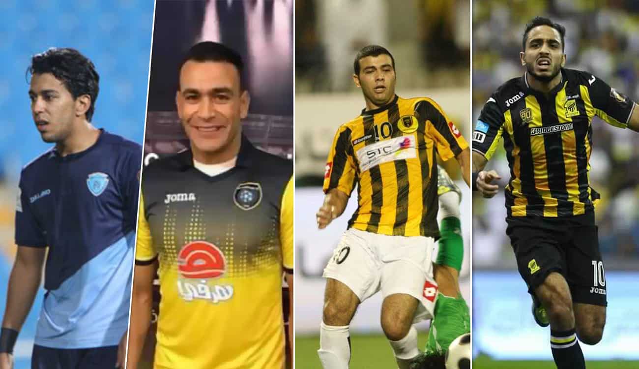 بالصور..16 لاعبًا مصريًا احترفوا في الدوري السعودي على مدار التاريخ.. من أفضلهم؟
