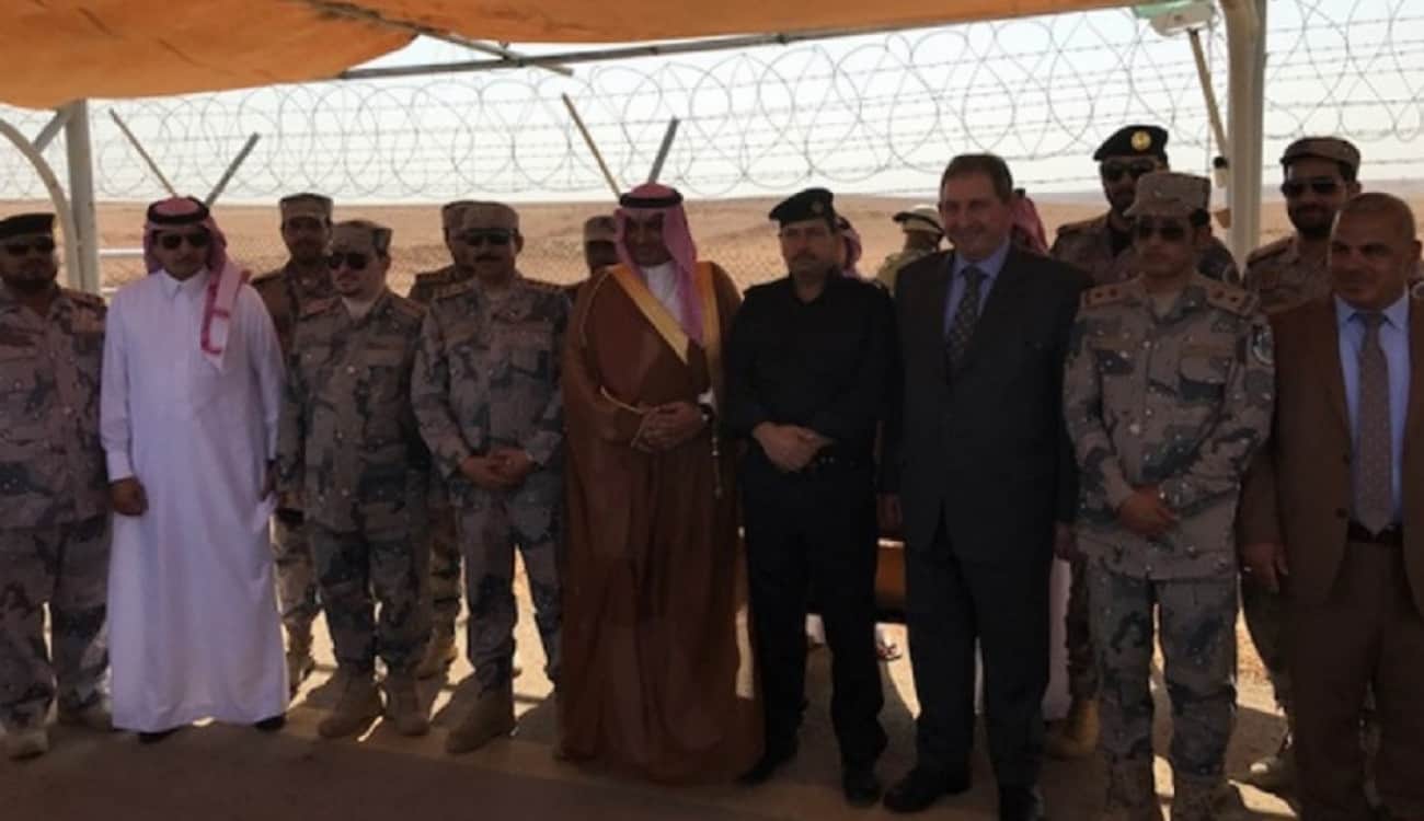 القائم بأعمال سفارة خادم الحرمين ببغداد والسفير العراقي يزوران منفذ جديدة عرعر