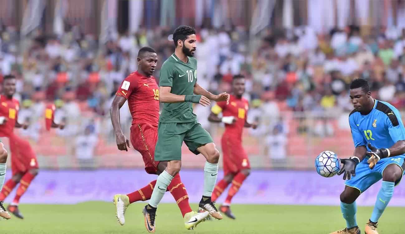 المنتخب السعودي يخسر أمام غانا في مباراة ودية