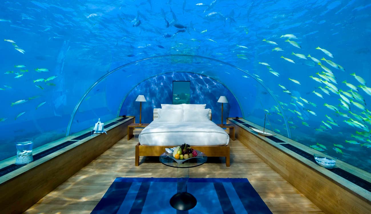 بالصور .. أين تحصل على غرفة فندقية تحت مياه البحر؟