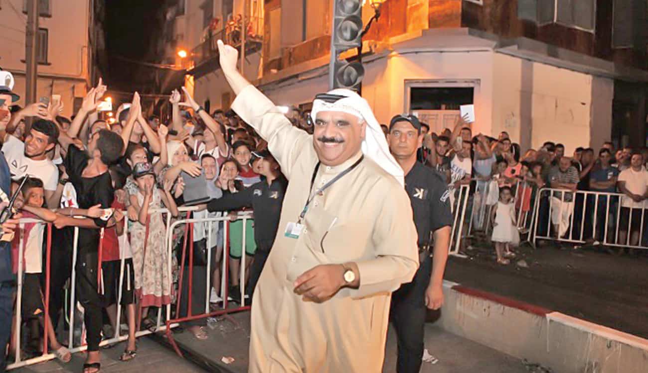 داوود حسين يحتفل بالعرض الأول لفيلم «سرب حمام» في الكويت