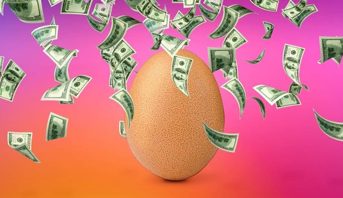 إوزة تبيض ذهبا.. "بيضة إنستقرام" الشهيرة تمنح صاحبها المجهول 10 ملايين دولار