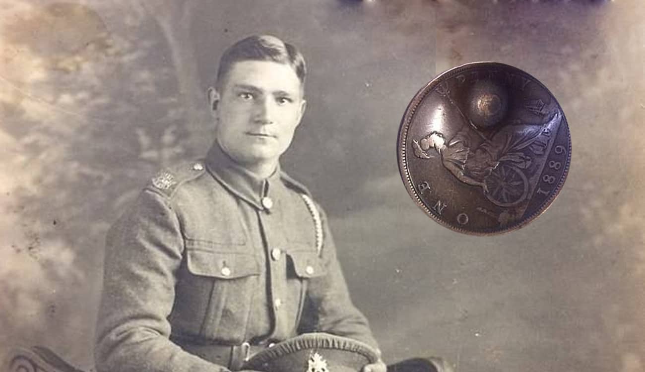 للبيع.. «عملة» معدنية أنقذت حياة جندي في الحرب العالمية الأولى