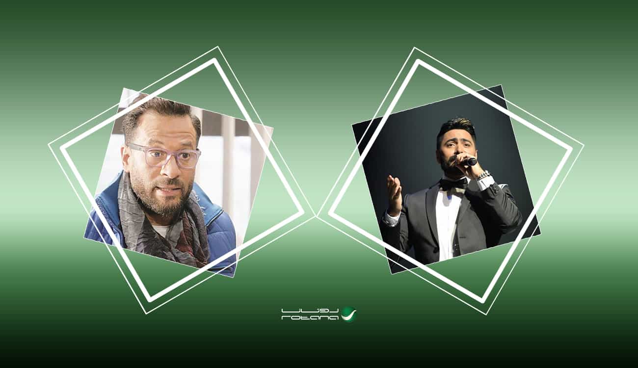 بالفيديو .. من أجل الجمهور.. تامر حسني وماجد المصري يثقان في "حبل غسيل"