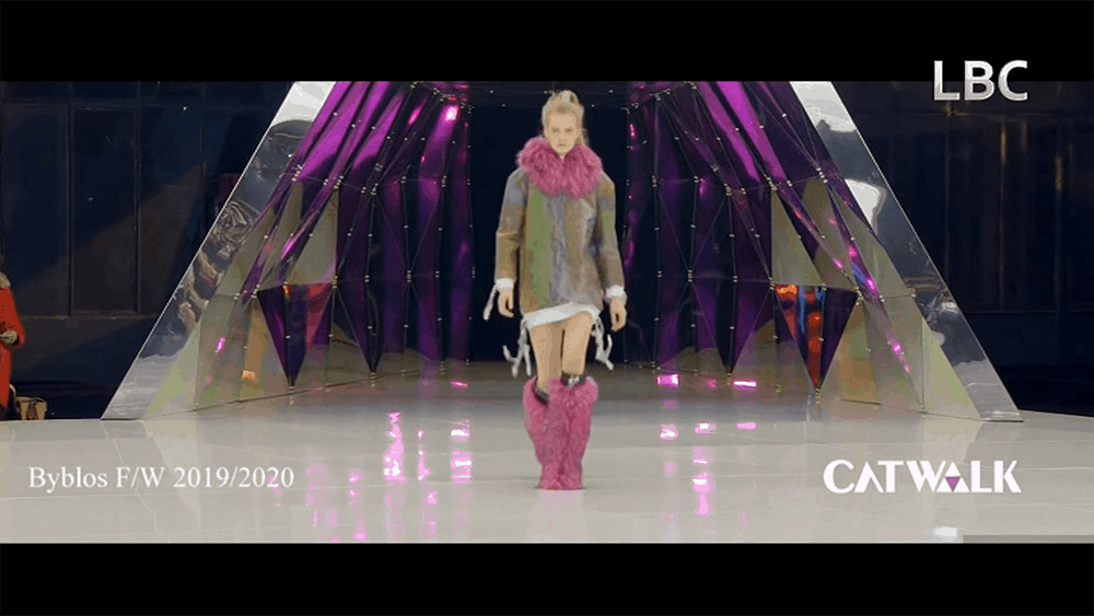 " كات ووك" يعرض أجدد صيحات الموضة لدار "Byblos"