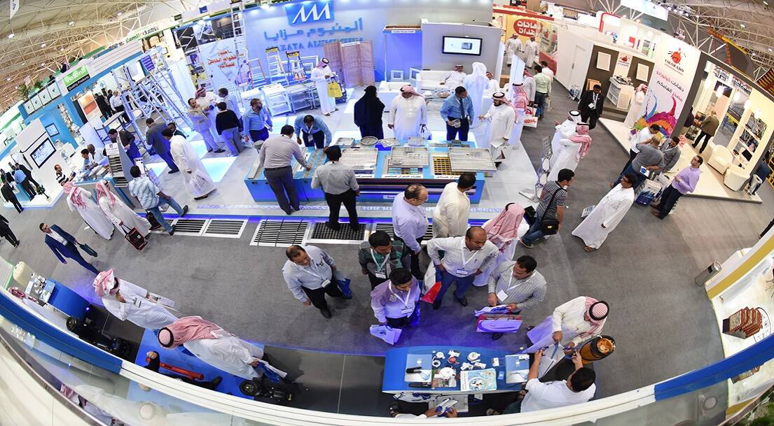 افتتاح المعرض السعودي الدولي للبناء والتصميم الداخلي