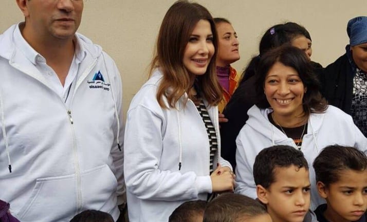 نانسي عجرم تشارك في حملة خيرية في مصر