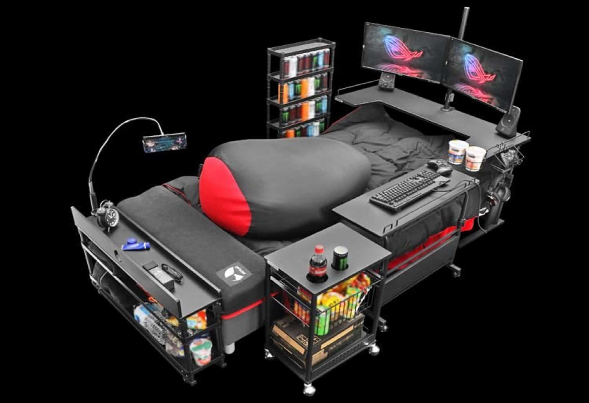 شركة يابانية تبتكر سرير خاص لـ "مدمني الألعاب الإلكترونية"