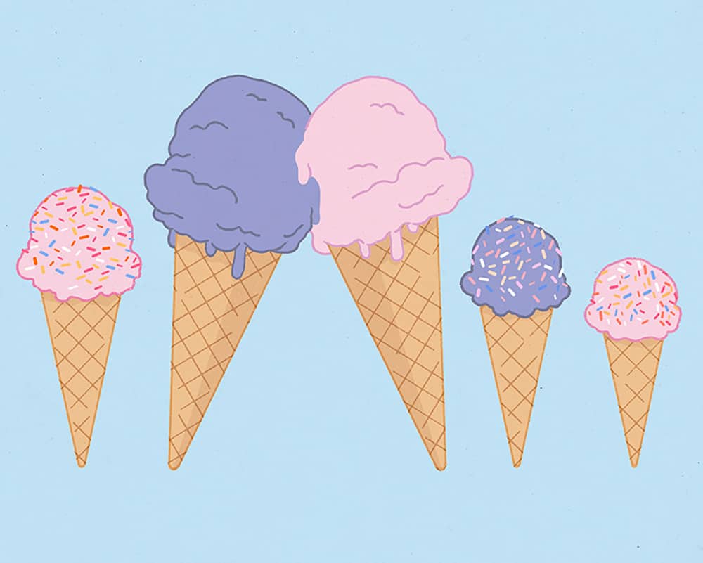اكتشفوا طباعكم من نكهات المثلجات المفضلة لديكم